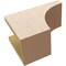 Ekena Millwork 6in. W x 8in. H x 12in. L Huntington Woodgrain TimberThane Rafter Tail, Primed Tan RFTUR06X08X12HUNRCPR - alternate 5
